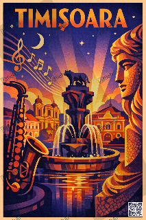Custom poster of Timișoara - AffichAI