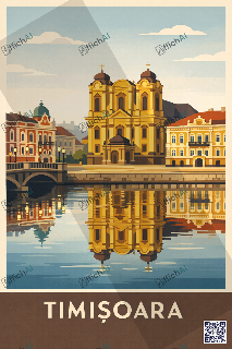 Custom poster of Timișoara - AffichAI