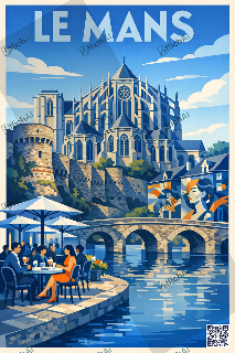 Custom poster of Le Mans - AffichAI