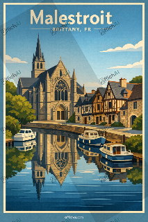 Custom poster of Malestroit - AffichAI