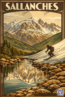 Custom poster of Sallanches - AffichAI