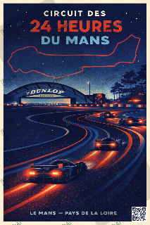 Custom poster of Le Mans - AffichAI