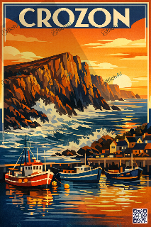 Custom poster of Crozon - AffichAI