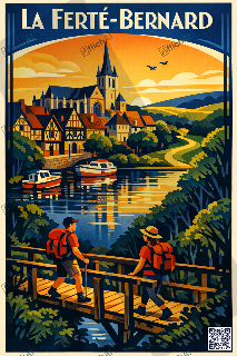 Custom poster of La Fert&eacute;-Bernard - AffichAI