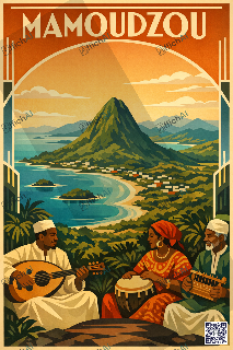 Custom poster of Mamoudzou - AffichAI