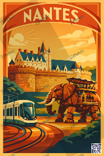 Custom poster of Nantes - AffichAI