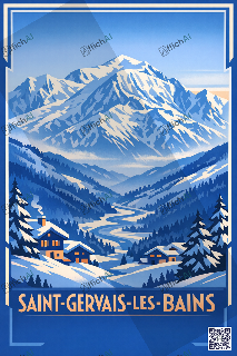 Custom poster of Saint-Gervais-les-Bains - AffichAI