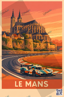 Custom poster of Le Mans - AffichAI