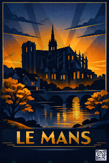 Custom poster of Le Mans - AffichAI