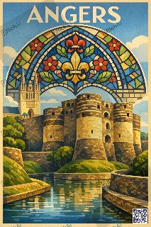 Custom poster of Angers - AffichAI