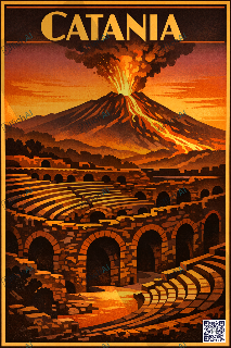 Custom poster of Catania - AffichAI