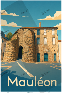 Affiche personnalis&eacute;e de Maul&eacute;on - AffichAI