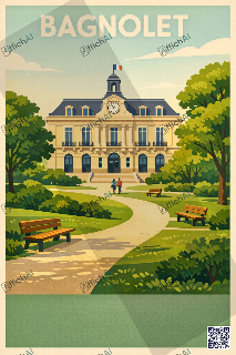 Custom poster of Bagnolet - AffichAI