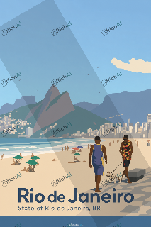 Custom poster of Rio de Janeiro - AffichAI