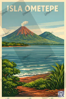 Custom poster of Ometepe - AffichAI