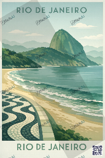 Custom poster of Rio de Janeiro - AffichAI