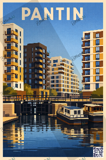Custom poster of Pantin - AffichAI